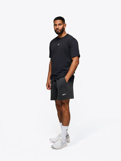 Faded Sweat Short - Black