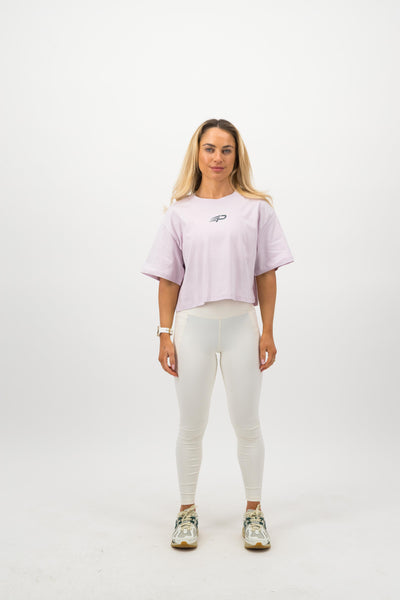 Women's Court Cropped Tee - Orchid