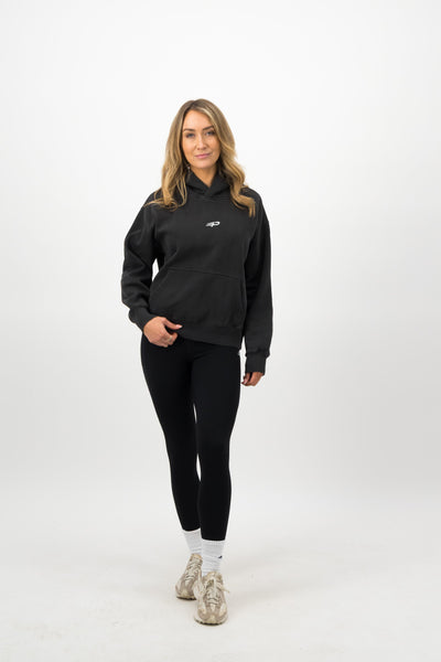 Women's Faded Hoodie - Black